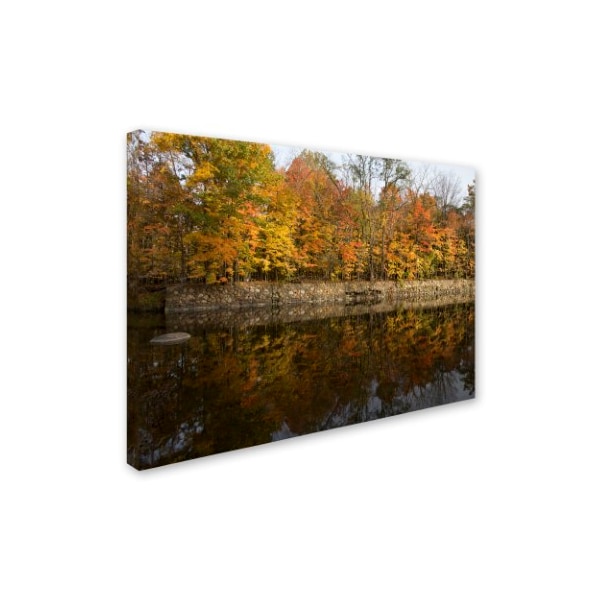 Kurt Shaffer 'Autumn Along The Rocky River' Canvas Art,18x24